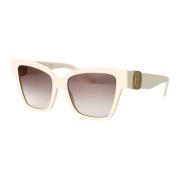 Stijlvolle zonnebril met model 0Dg4470 Dolce & Gabbana , Beige , Dames