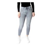 Skinny Enkel Mid Taille Jeans G-star , Gray , Dames