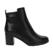 Leren Enkellaarzen Comfort Stijl Igi&Co , Black , Dames