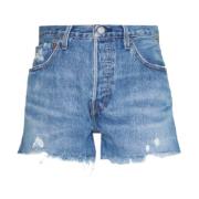 Originele Bermuda Shorts voor Vrouwen Levi's , Blue , Dames