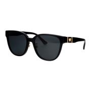 Stijlvolle zonnebril met model 0Ve4460D Versace , Black , Dames