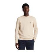 Merino Crew Neck Jumper Lyle & Scott , Beige , Heren