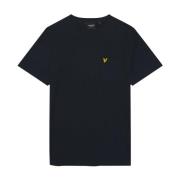 Gestreept T-shirt met textuur Lyle & Scott , Blue , Heren