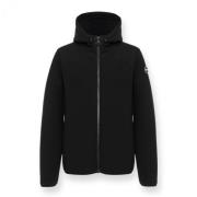 Scuba Hoodie met Volledige Rits Colmar , Black , Heren