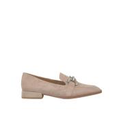 Loafer met strass gespen Alma EN Pena , Beige , Dames