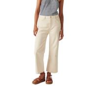 Wide Trousers Ba&Sh , Beige , Dames