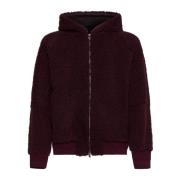 Omkeerbare Raglan Bordeaux Jas Salvatore Santoro , Red , Heren