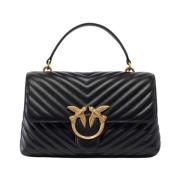 Stijlvolle Handtas voor Trendy Vrouwen Pinko , Black , Dames