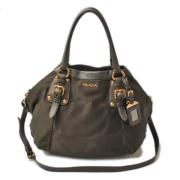 Pre-owned Canvas prada-bags Prada Vintage , Green , Dames