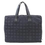 Pre-owned Canvas briefcases Chanel Vintage , Black , Dames