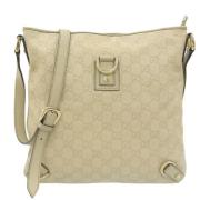 Pre-owned Leather gucci-bags Gucci Vintage , White , Dames