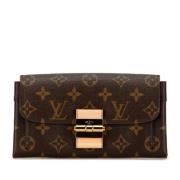 Pre-owned Canvas wallets Louis Vuitton Vintage , Brown , Dames