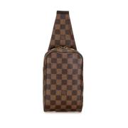 Pre-owned Canvas louis-vuitton-bags Louis Vuitton Vintage , Brown , Da...