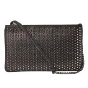 Pre-owned Leather shoulder-bags Christian Louboutin Pre-owned , Black ...