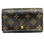 Pre-owned Canvas wallets Louis Vuitton Vintage , Brown , Heren