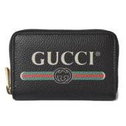 Pre-owned Leather wallets Gucci Vintage , Black , Dames