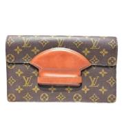 Pre-owned Canvas clutches Louis Vuitton Vintage , Brown , Heren