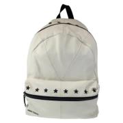 Pre-owned Leather backpacks Jimmy Choo Pre-owned , White , Heren