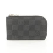 Pre-owned Canvas wallets Louis Vuitton Vintage , Black , Dames