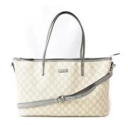 Pre-owned Canvas gucci-bags Gucci Vintage , Beige , Dames