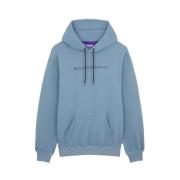 Outline Logo Hoodie Octopus , Blue , Heren