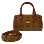 Pre-owned Canvas handbags MCM Pre-owned , Brown , Dames