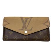 Pre-owned Canvas wallets Louis Vuitton Vintage , Brown , Dames