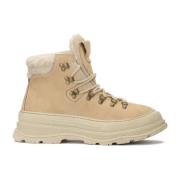 Veterschoenen van nubuckleer Kazar , Beige , Heren