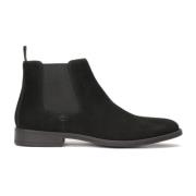 Zwarte nubuck Chelsea-laarzen Kazar , Black , Heren