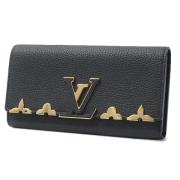 Pre-owned Canvas wallets Louis Vuitton Vintage , Black , Dames