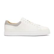 Witte sneakers met grijze hielkap Kazar , White , Heren