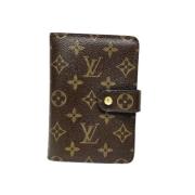 Pre-owned Canvas wallets Louis Vuitton Vintage , Brown , Heren