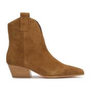 Cowboy laarzen met een slip-on bovenwerk Kazar , Brown , Dames