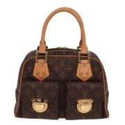 Pre-owned Canvas louis-vuitton-bags Louis Vuitton Vintage , Brown , Da...