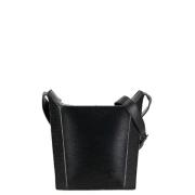 Pre-owned Leather louis-vuitton-bags Louis Vuitton Vintage , Black , D...