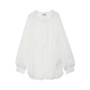 Witte blouse met glanzende strepen Zadig & Voltaire , White , Dames