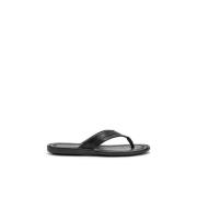 Heren zwarte teenslippers Kazar , Black , Heren