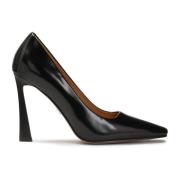 Zwarte pumps met verlengde hak Kazar , Black , Dames