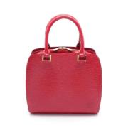 Pre-owned Leather louis-vuitton-bags Louis Vuitton Vintage , Red , Dam...