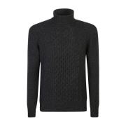 Zwarte Sweatshirt Aw24 Drumohr , Black , Heren