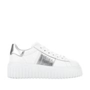 Witte platte schoenen Hogan , White , Dames