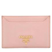 Pre-owned Leather wallets Prada Vintage , Pink , Dames