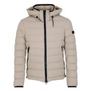 Tijdloze Beige Jas met Praktische Details Peuterey , Beige , Heren