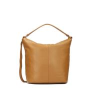 Lichtbruine urban leren handtas Kazar , Brown , Dames