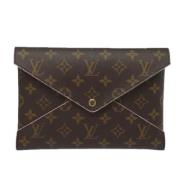 Pre-owned Canvas pouches Louis Vuitton Vintage , Brown , Dames