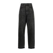 Hoofd Jeans met Borchies Laneus , Gray , Dames