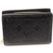 Pre-owned Canvas wallets Louis Vuitton Vintage , Black , Dames