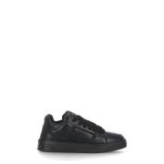 Zwarte Leren Sneakers met Verhoogde Zool Hogan , Black , Heren