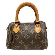 Pre-owned Canvas louis-vuitton-bags Louis Vuitton Vintage , Brown , Da...