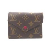 Pre-owned Canvas wallets Louis Vuitton Vintage , Brown , Dames